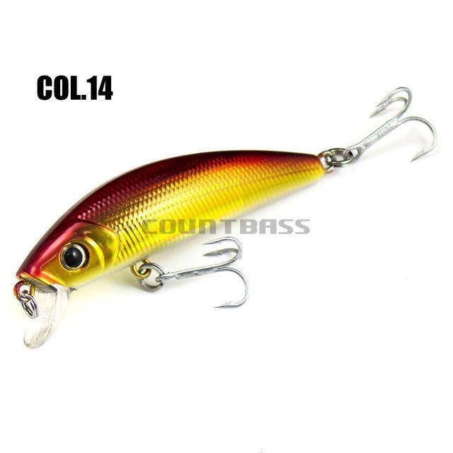 65Mm 8G Minnow Fishing Lures Hardbaits, Countbass Freshwater Crappie Fishing-countbass Official Store-Col 14-Bargain Bait Box