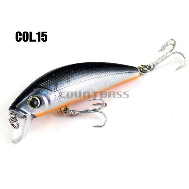 65Mm 8G Minnow Fishing Lures Hardbaits, Countbass Freshwater Crappie Fishing-countbass Official Store-Col 15-Bargain Bait Box