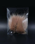 6Colors Fox Tail Hair For Fly Fishing Fly Tying Hair Hobby Craft Fish Arctic Fox-Fly Tying Materials-Bargain Bait Box-dull peach-Bargain Bait Box