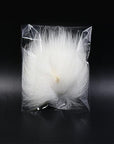 6Colors Fox Tail Hair For Fly Fishing Fly Tying Hair Hobby Craft Fish Arctic Fox-Fly Tying Materials-Bargain Bait Box-white-Bargain Bait Box
