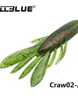 6Pcs/Lot Custom Baits Craws Soft Fishing Soft Bait Shrimp Bass Gear-Craws-Bargain Bait Box-A-Bargain Bait Box