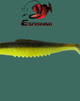 6Pcs 8Cm/4.7G Esfishing Cannibal 3" Fishing Lure Soft Plastic Iscas-Esfishing Lure Store-Green-Bargain Bait Box