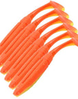 6Pcs Fishing Lure 5Cm 1.3G Swimbaits Silicone Soft Bait Artificial Soft Lure-Gigisanny online Store-Orange-Bargain Bait Box