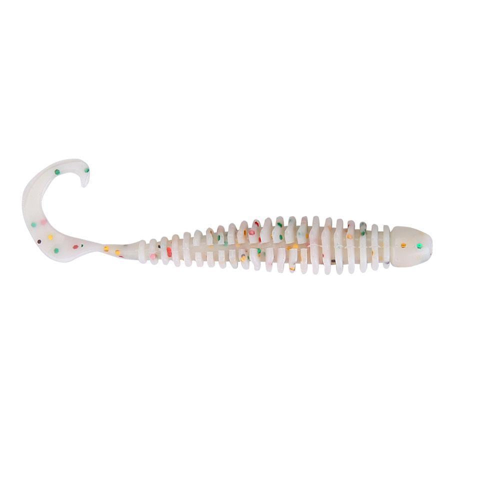 6Pcs/Lot 9.5Cm 2.3G Silicone Ribbed Body Curly Tail Soft Lure Curltail Grub-Mr. Fish Store-001-Bargain Bait Box
