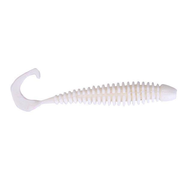 6Pcs/Lot 9.5Cm 2.3G Silicone Ribbed Body Curly Tail Soft Lure Curltail Grub-Mr. Fish Store-004-Bargain Bait Box