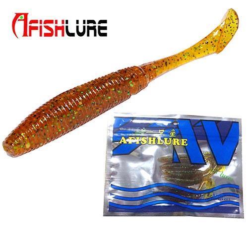 6Pcs/Lot T Tail Soft Worm 3.2G 75Mm Paddle Tail Lure Wobbler Fishing Soft Lure-A Fish Lure Wholesaler-COLOR2-Bargain Bait Box