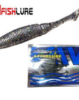 6Pcs/Lot T Tail Soft Worm 3.2G 75Mm Paddle Tail Lure Wobbler Fishing Soft Lure-A Fish Lure Wholesaler-COLOR3-Bargain Bait Box