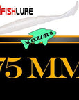 6Pcs/Lot T Tail Soft Worm 3.2G 75Mm Paddle Tail Lure Wobbler Fishing Soft Lure-A Fish Lure Wholesaler-COLOR9-Bargain Bait Box