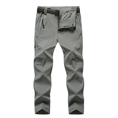 6Xl 7Xl 8Xl Big Size Men Hiking Camping Pants Windproof Quick Dry Outdoors-Green Seasons Store-Gray-L-Bargain Bait Box