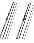 704 M Fishing Rod Lure 2.1 M 4 Sections M Power Carbon Fiber Spinning /-Spinning Rods-Bargain Bait Box-White-2.1 m-Bargain Bait Box