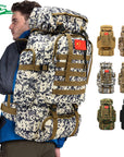 70L 600D Camping Hiking Mountaineering Backpack Military Molle Camo Waterproof-Climbing Bags-Jeebel Camp Official Store-1-50 - 70L-Bargain Bait Box