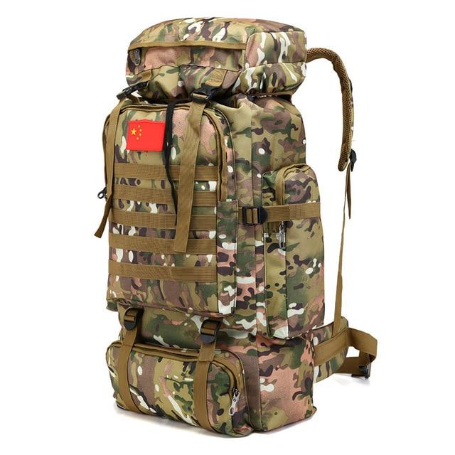70L 600D Camping Hiking Mountaineering Backpack Military Molle Camo Waterproof-Climbing Bags-Jeebel Camp Official Store-3-50 - 70L-Bargain Bait Box