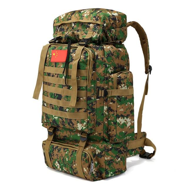 70L 600D Camping Hiking Mountaineering Backpack Military Molle Camo Waterproof-Climbing Bags-Jeebel Camp Official Store-4-50 - 70L-Bargain Bait Box