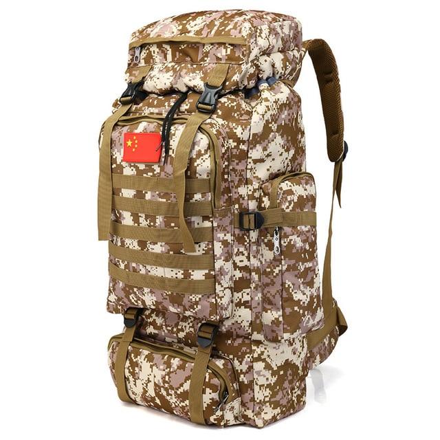 70L 600D Camping Hiking Mountaineering Backpack Military Molle Camo Waterproof-Climbing Bags-Jeebel Camp Official Store-6-50 - 70L-Bargain Bait Box