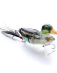 7Cm Fishing Lures Duck Baits With Hooks Multi Jointed Hard Bait Bass Fishing-Fishing Lures-Haofang Outdoor Store-A-Bargain Bait Box