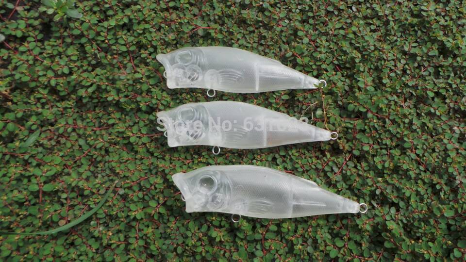 7Pcs Unpainted Clear Plastic Fishing Lure Bodies30#-12Cm .20G-Blank & Unpainted Lures-paky pei's store-Bargain Bait Box