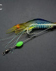 7Pcs/Lot Silicon Fishing Lures Luminous Shrimp Lures Soft Lures 8Cm 5G 7 Color-JSFUN Official Store-Color C-Bargain Bait Box