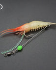 7Pcs/Lot Silicon Fishing Lures Luminous Shrimp Lures Soft Lures 8Cm 5G 7 Color-JSFUN Official Store-Color D-Bargain Bait Box