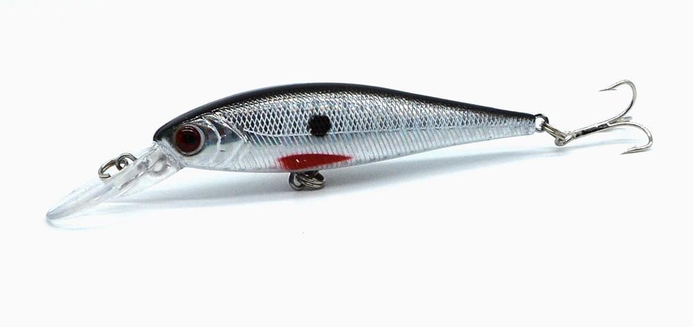 8 Color 10Cm /9.4G Isca Artificial Pesca Fishing Lure Minnow Hard Bait With 2-MingQi Fishing Store-051-Bargain Bait Box
