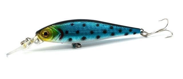 8 Color 10Cm /9.4G Isca Artificial Pesca Fishing Lure Minnow Hard Bait With 2-MingQi Fishing Store-058-Bargain Bait Box