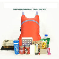 8 Color 10L Ultra-Light Folding Backpack Multifunction Waterproof Backpack-HunterHut Store-Black Color-Bargain Bait Box