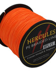 8 Strands 100M 300M 500M 1000M 1500M 2000M Orange Braided Fishing Line Sea-Hercules Pro store-100M Orange-0.8-Bargain Bait Box
