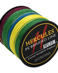 8 Strands 300M Hercules Pe Braided Fishing Line Sea Saltwater Fishing Weave-Hercules Pro store-Multicolor-0.8-Bargain Bait Box
