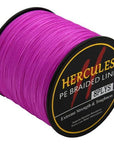 8 Strands 300M Hercules Pe Braided Fishing Line Sea Saltwater Fishing Weave-Hercules Pro store-Pink-0.8-Bargain Bait Box