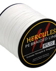 8 Strands 300M Hercules Pe Braided Fishing Line Sea Saltwater Fishing Weave-Hercules Pro store-White-0.8-Bargain Bait Box
