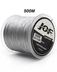 8 Strands Weaves Fishing Line 300M/500M Extrem Strong Japan Multifilament Pe 8-DONQL Outdoors Store-Gray 500M-2.0-Bargain Bait Box