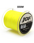 8 Strands Weaves Fishing Line 300M/500M Extrem Strong Japan Multifilament Pe 8-DONQL Outdoors Store-Yellow 500M-2.0-Bargain Bait Box