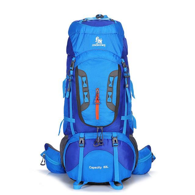 80L Camping Hiking Backpacks Big Outdoor Bag Backpack Nylon Superlight Sport-Dream outdoor Store-Blue A-Bargain Bait Box