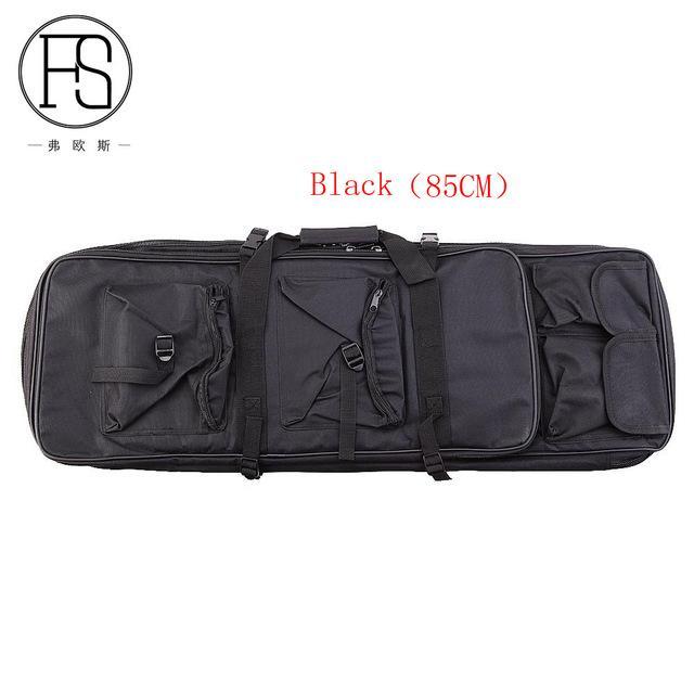 81Cm / 95Cm / 118Cm Outdoor Sport Backpack Tactical Hunting Rifle Gun Carry-FS Outdoor Hunting Store-Black 85CM-Bargain Bait Box