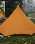 860G Camping Tent Ultralight 3-4 Person Outdoor 20D Nylon Both Sides Silicon-YUKI SHOP-Orange-Bargain Bait Box