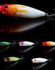 8Cm/14G Lifelike 1Pcs Hard Baits 5 Colors Topwater Popper Bass S Fishing Tackle-Top Water Baits-Bargain Bait Box-C1-Bargain Bait Box