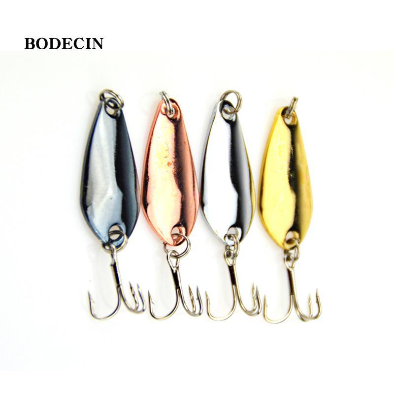 8Pcs Metal Spoon S Lure Kit Bass Baits Spinners Spinnerbait Tackle Spinner Bait-Casting &amp; Trolling Spoons-Bargain Bait Box-C1 8PCS-Bargain Bait Box