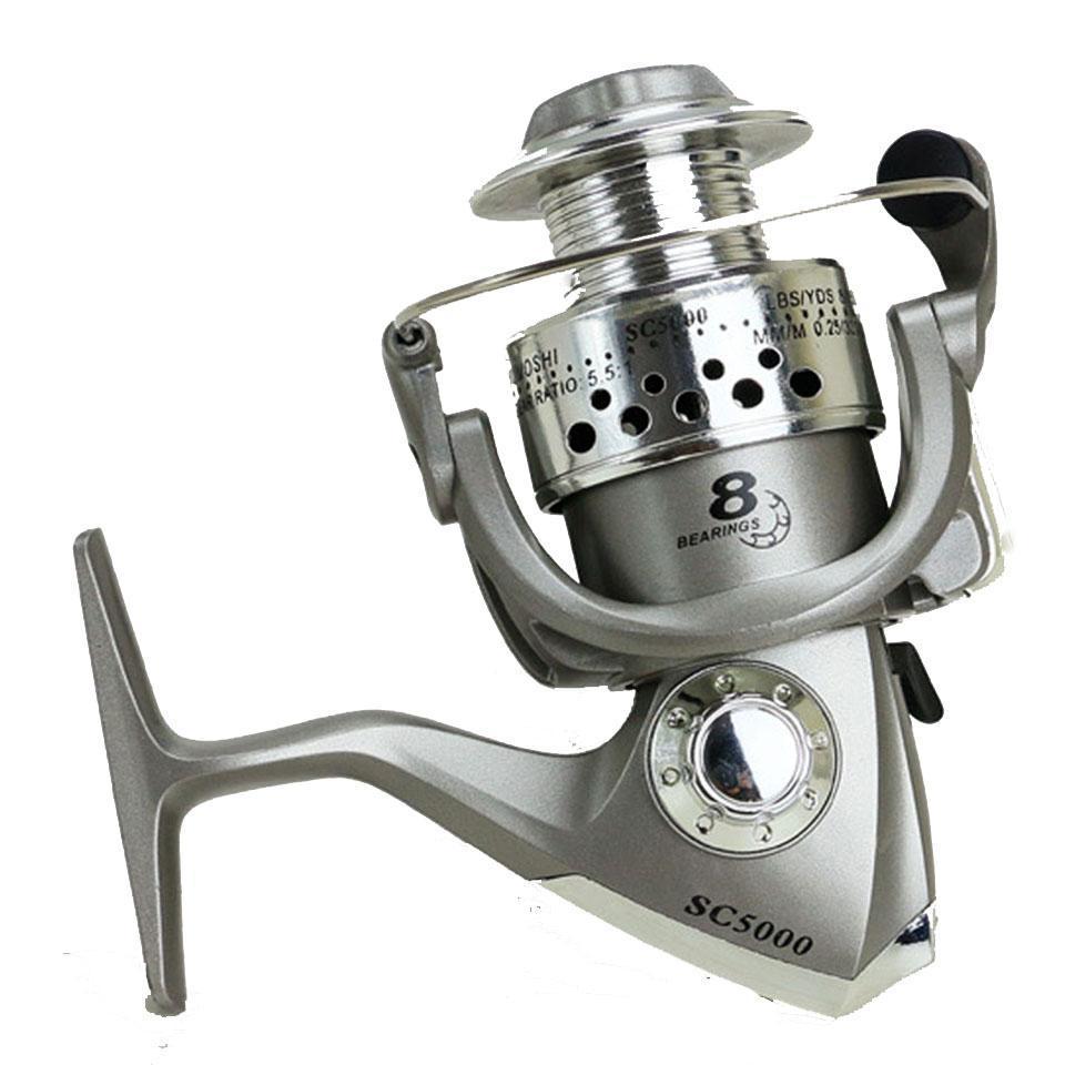 8Bb 1000-7000 Series Fishing Reels Plastic Base Spincast Reel In Disount Fishing-Spinning Reels-YPYC Sporting Store-1000 Series-Bargain Bait Box