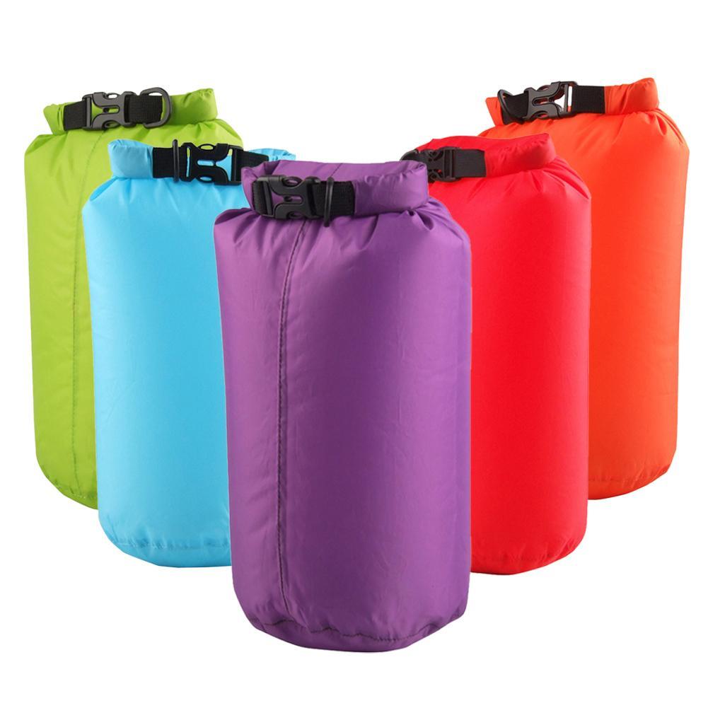 8L Ultralight Waterproof Rafting Bag Dry 5 Colors Outdoor Swimming Nylon-Rocksport Store-Purple-Bargain Bait Box