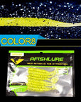 8Pcs/Lot Fishing Lure 85Mm 2G Loach Paddle Tail Soft Grubs Maggot Plastic Soft-A Fish Lure Wholesaler-Color8-Bargain Bait Box