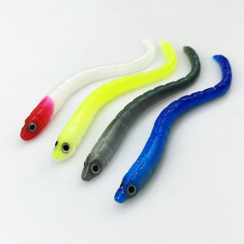 8Pcs/Lot Fishing Lure 90Mm/1.58G Silicone Lures For Fishing Soft Bait Worm-Dreamer Zhou'store-color A-Bargain Bait Box