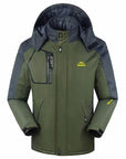 8Xl Men'S Winter Fleece Jackets Outdoor Sport Thermal Waterproof Coats Hiking-HO Outdoor Store-Army Green-Asian Size L-Bargain Bait Box