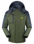 8Xl Men'S Winter Fleece Jackets Outdoor Sport Thermal Waterproof Coats Hiking-HO Outdoor Store-Black-Asian Size L-Bargain Bait Box
