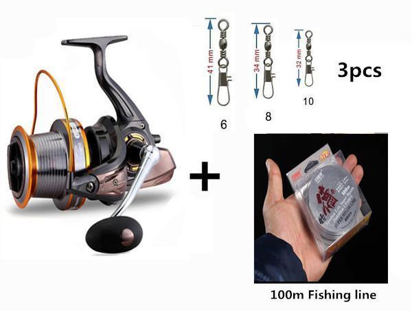 9000-3000 Seires 12+1 Ball Bearings Trolling Fishing Reel High Speed 5.2:1 Super-Spinning Reels-DAWO Trading Co., Ltd. Store-Picture color-3000 Series-Bargain Bait Box