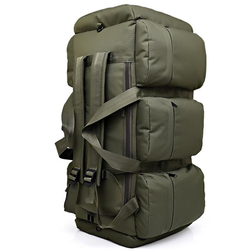 90L Large Capacity Men'S Military Tactical Backpack Waterproof Oxford Hiking-Strength knight Store-ArmyGreen-Bargain Bait Box