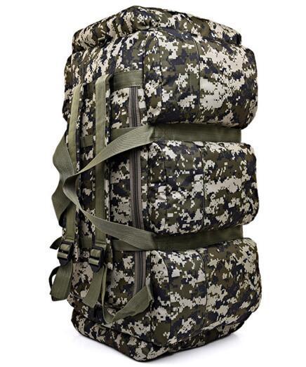90L Large Capacity Men'S Military Tactical Backpack Waterproof Oxford Hiking-Strength knight Store-One camouflage-Bargain Bait Box