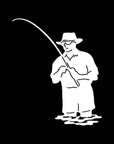 9*11Cm Cartoon Images Of Car Stickers Water Fishing Covering The Body Reflective-Fishing Decals-Bargain Bait Box-Silver-Bargain Bait Box
