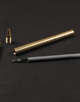 9Mm*140Mm Portable Mini Vintage Brass Neutral Aqueous Self-Protect Pen Stylus-Islandshop-Mirror-Bargain Bait Box