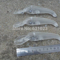 9Pcs Unpainted Clear Plastic Fishing Lure Bodies. 258#-13Cm .18.5G-Blank & Unpainted Lures-paky pei's store-Bargain Bait Box