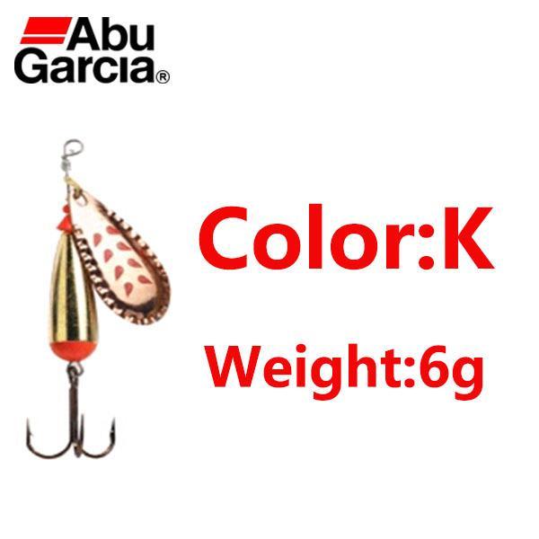 Abu Garcia Droppen Spoon 4G 6G 8G 10G Spoon Bait S/K/Or Color Ideal For Bass-Musky & Pike Baits-Bargain Bait Box-K 6g-Bargain Bait Box