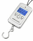 Acalox 40Kg/88Lb Mini Portable Digital Fishing Scale Lcd Display Weighting-Fishing Scales & Measurement-Bargain Bait Box-silver-Bargain Bait Box